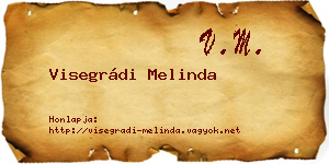Visegrádi Melinda névjegykártya