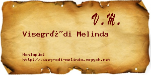 Visegrádi Melinda névjegykártya