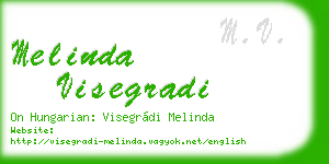 melinda visegradi business card