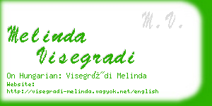 melinda visegradi business card